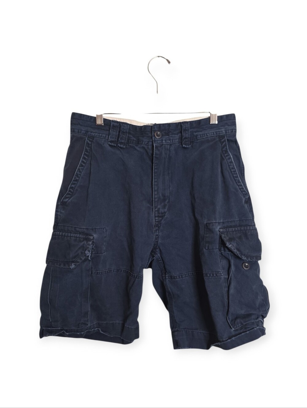 Mens Polo Ralph Lauren navy cargo shorts, size 31